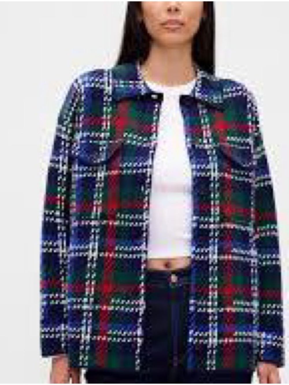 NWT CashSoft Oversized Shirt Jacket